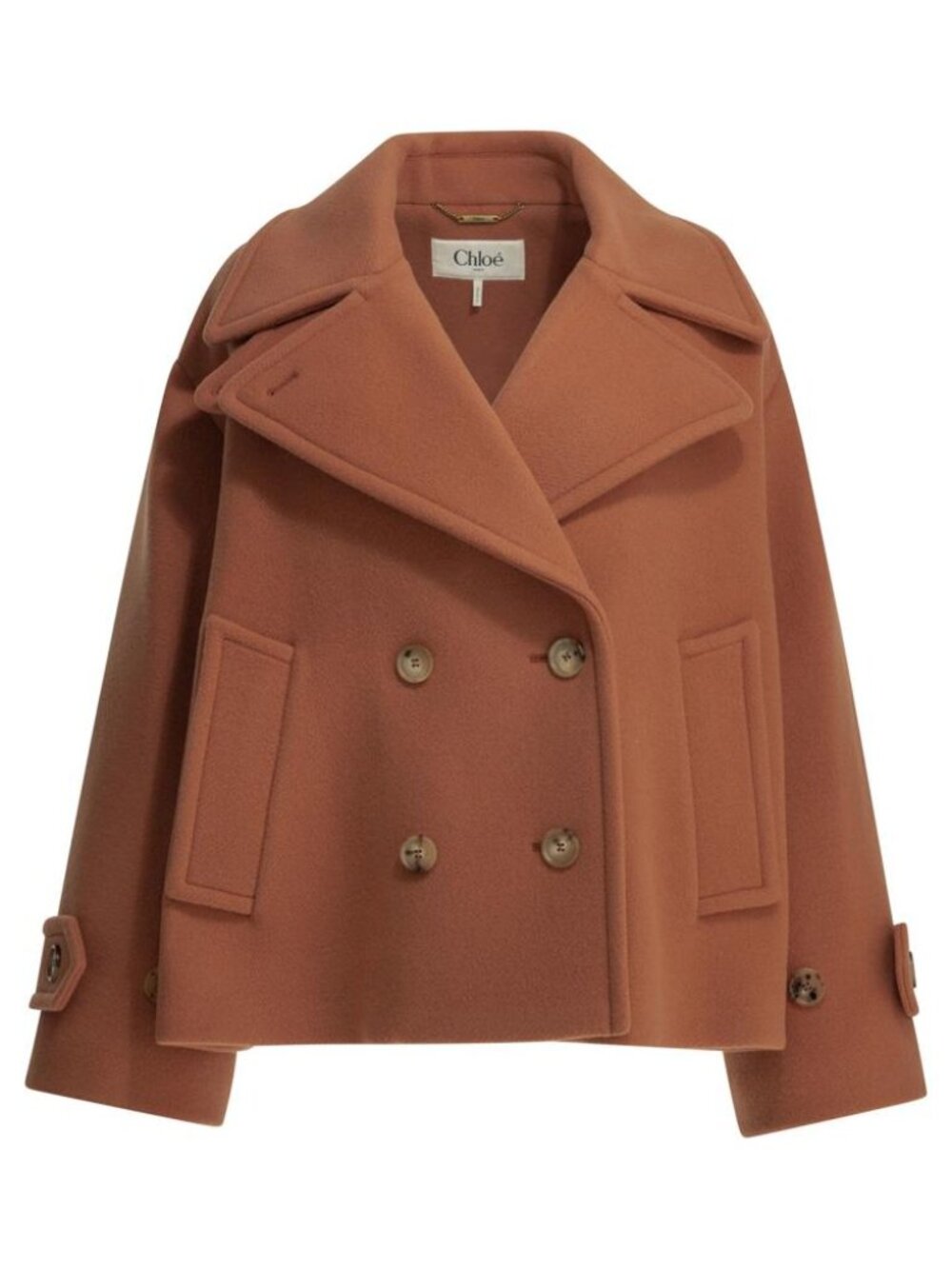 Chloé Short Wool Coat Tag Size 38 Women